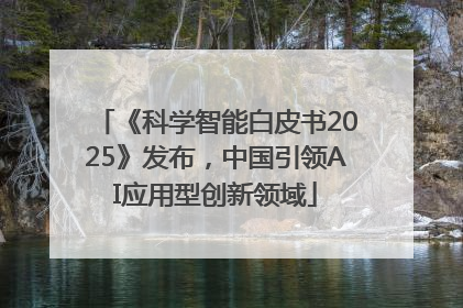 《科学智能白皮书2025》发布，中国引领AI应用型创新领域