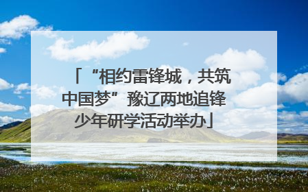 “相约雷锋城，共筑中国梦”豫辽两地追锋少年研学活动举办