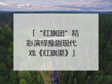“红旗团”精彩演绎豫剧现代戏《红旗渠》