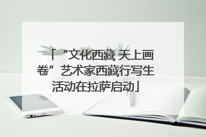 “文化西藏 天上画卷”艺术家西藏行写生活动在拉萨启动