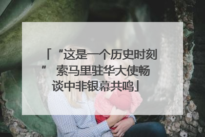 “这是一个历史时刻” 索马里驻华大使畅谈中非银幕共鸣