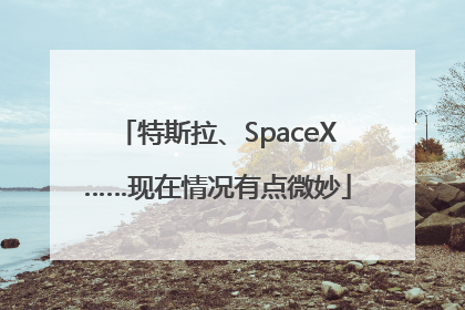 特斯拉、SpaceX……现在情况有点微妙