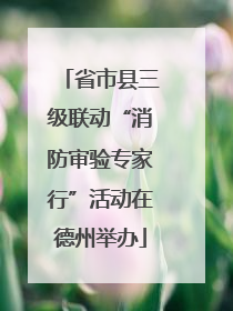 省市县三级联动“消防审验专家行”活动在德州举办