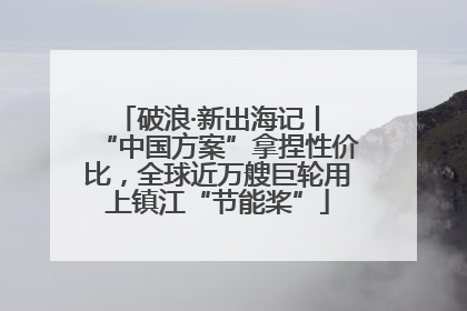 破浪·新出海记丨 “中国方案”拿捏性价比，全球近万艘巨轮用上镇江“节能桨”