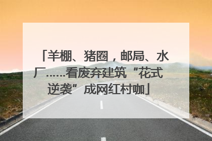 羊棚、猪圈，邮局、水厂……看废弃建筑“花式逆袭”成网红村咖