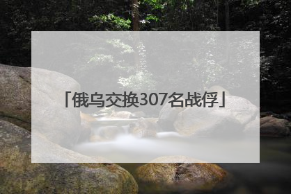 俄乌交换307名战俘