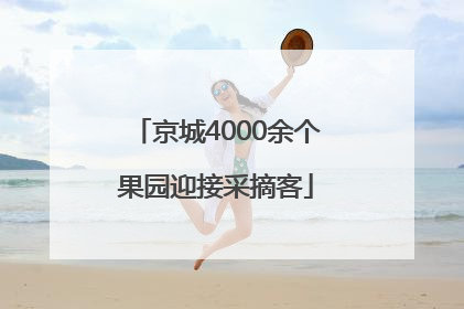 京城4000余个果园迎接采摘客