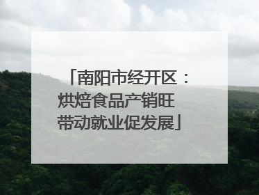 南阳市经开区：烘焙食品产销旺 带动就业促发展