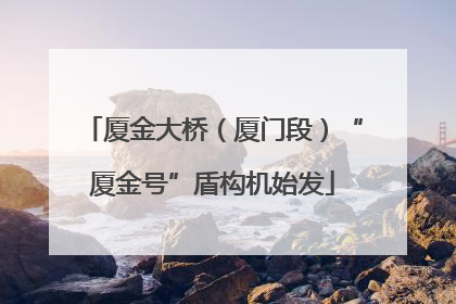 厦金大桥（厦门段）“厦金号”盾构机始发