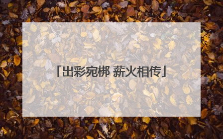 出彩宛梆 薪火相传