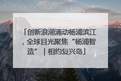 创新浪潮涌动杨浦滨江，全球目光聚焦“杨浦智造”｜相约复兴岛