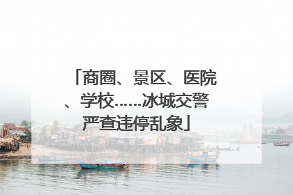 商圈、景区、医院、学校……冰城交警严查违停乱象