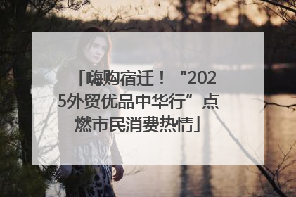 嗨购宿迁！“2025外贸优品中华行”点燃市民消费热情