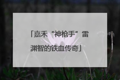 嘉禾“神枪手”雷渊智的铁血传奇