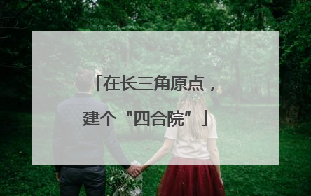 在长三角原点，建个“四合院”