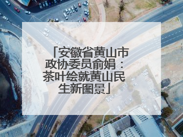 安徽省黄山市政协委员俞娟：茶叶绘就黄山民生新图景