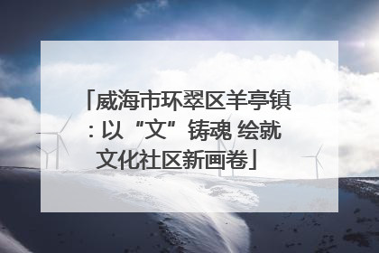 威海市环翠区羊亭镇：以“文”铸魂 绘就文化社区新画卷