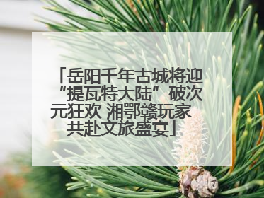 岳阳千年古城将迎“提瓦特大陆”破次元狂欢 湘鄂赣玩家共赴文旅盛宴