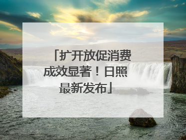 扩开放促消费成效显著！日照最新发布