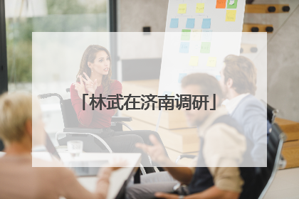 林武在济南调研
