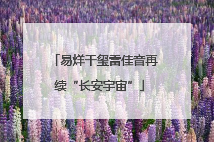 易烊千玺雷佳音再续“长安宇宙”