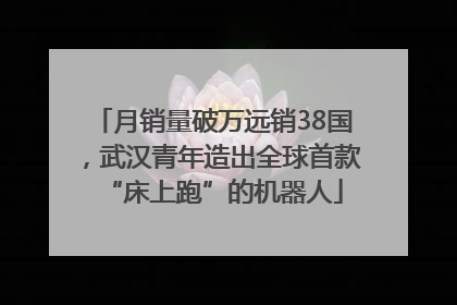 月销量破万远销38国，武汉青年造出全球首款“床上跑”的机器人