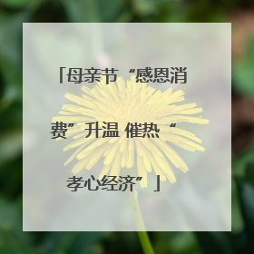 母亲节“感恩消费”升温 催热“孝心经济”