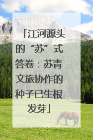 江河源头的“苏”式答卷：苏青文旅协作的种子已生根发芽