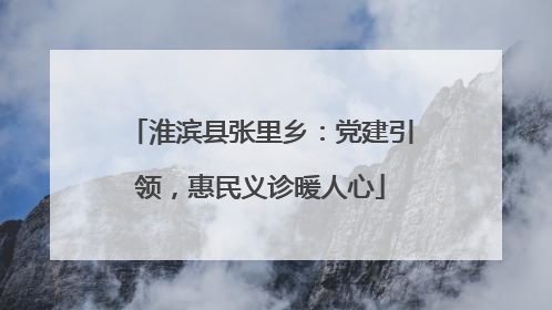 淮滨县张里乡：党建引领，惠民义诊暖人心