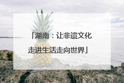 湖南：让非遗文化走进生活走向世界