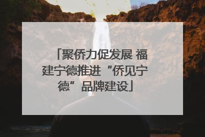 聚侨力促发展 福建宁德推进“侨见宁德”品牌建设