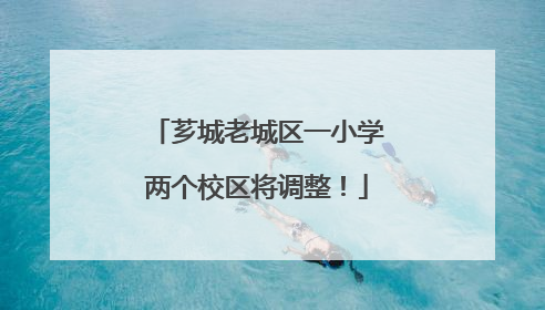 芗城老城区一小学两个校区将调整！
