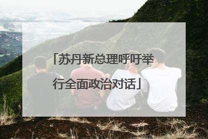 苏丹新总理呼吁举行全面政治对话