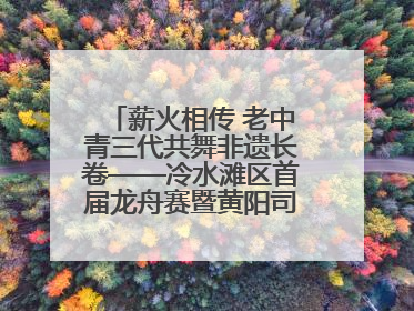 薪火相传 老中青三代共舞非遗长卷——冷水滩区首届龙舟赛暨黄阳司镇端午民俗文化活动侧记