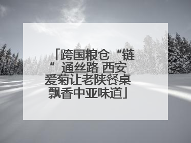 跨国粮仓“链”通丝路 西安爱菊让老陕餐桌飘香中亚味道
