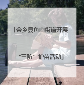 金乡县鱼山街道开展“三防”护苗活动