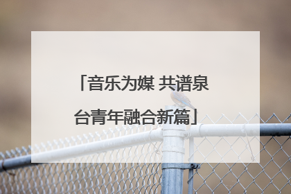 音乐为媒 共谱泉台青年融合新篇