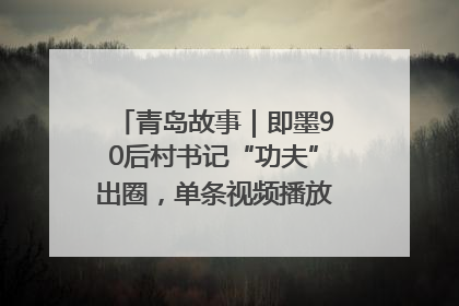 青岛故事｜即墨90后村书记“功夫”出圈，单条视频播放量过600万