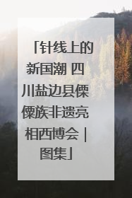 针线上的新国潮 四川盐边县傈僳族非遗亮相西博会｜图集