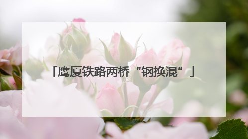 鹰厦铁路两桥“钢换混”