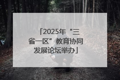 2025年“三省一区”教育协同发展论坛举办